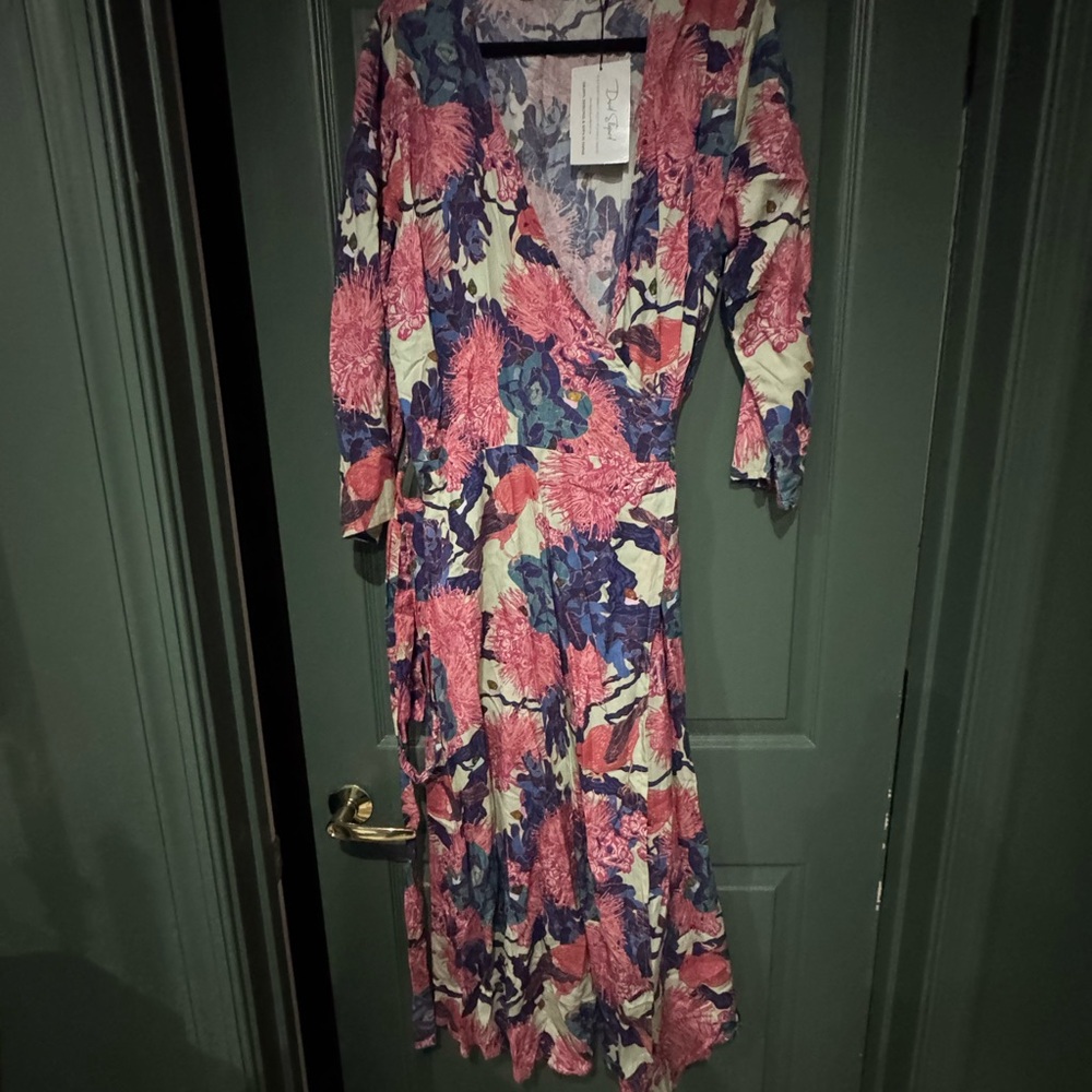 Floral  Wrap Dress